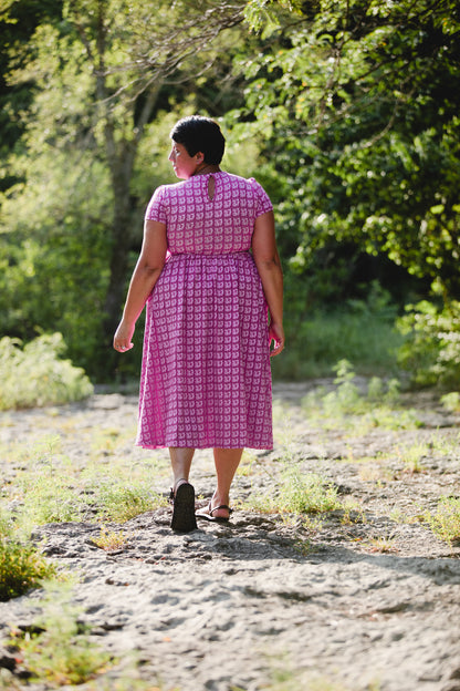 Daisy Mosaïque ~ Canterbury Classic Dress
