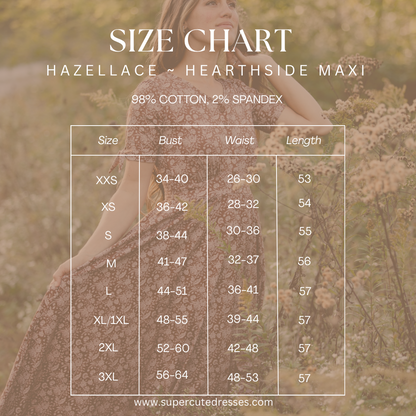 Hazellace ~ Hearthside Maxi