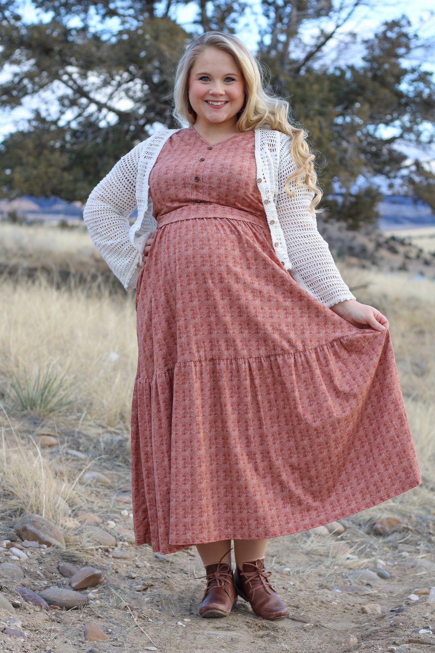 Sienna Sanskrit ~ Hinterland Maxi