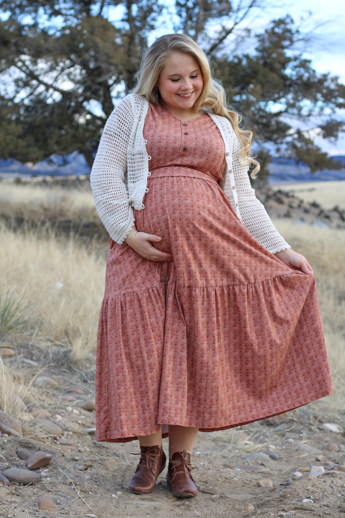 Sienna Sanskrit ~ Hinterland Maxi