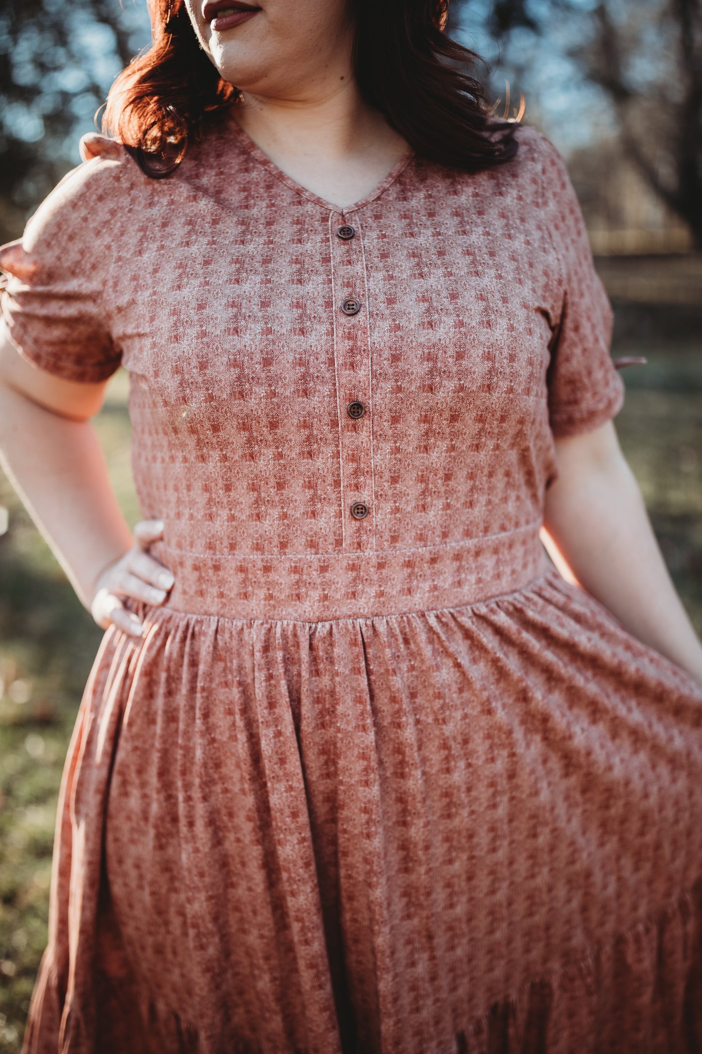 Sienna Sanskrit ~ Hinterland Maxi