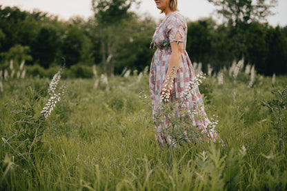 Woven Wildflower ~ Folklore Maxi