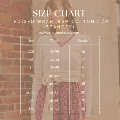 Poised Wrap—four colors
