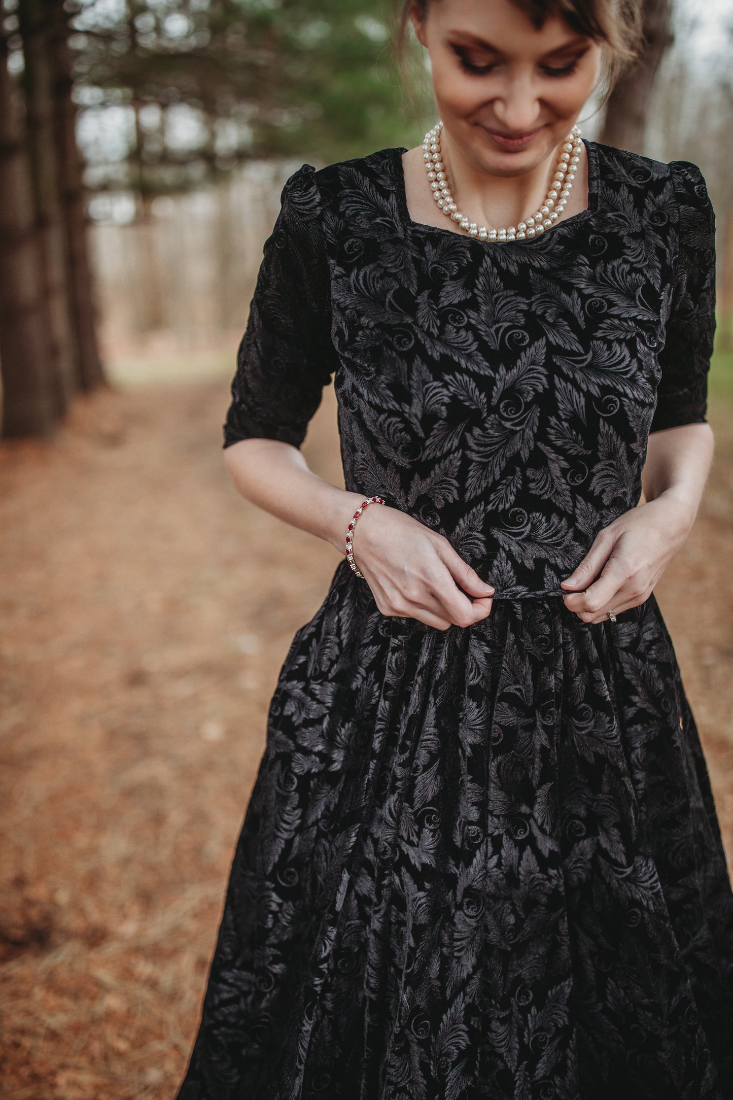 Noir Luxe ~ Windermere Dress