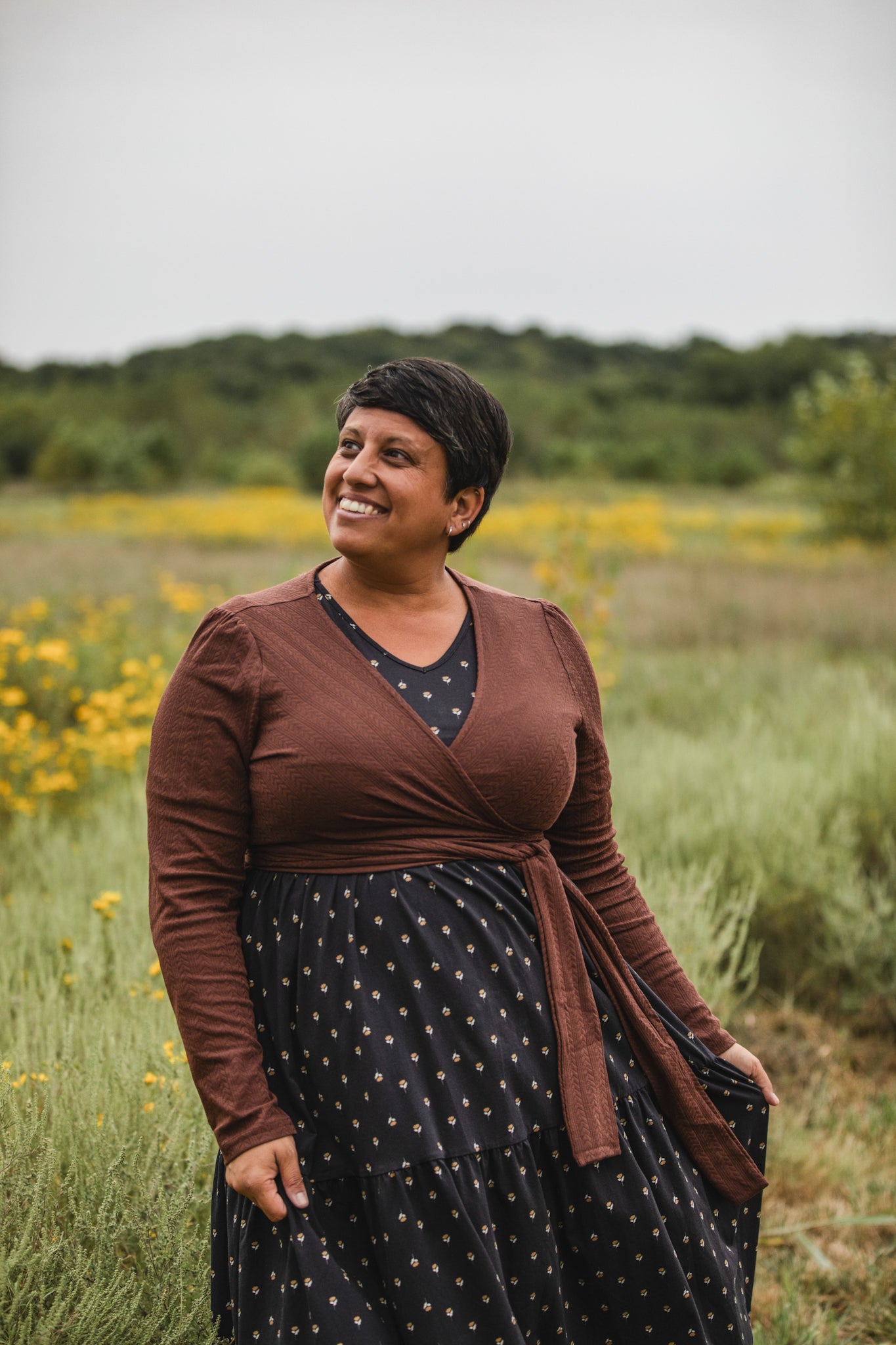 Poised Wrap—four colors