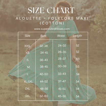 Alouette ~ Folklore Maxi