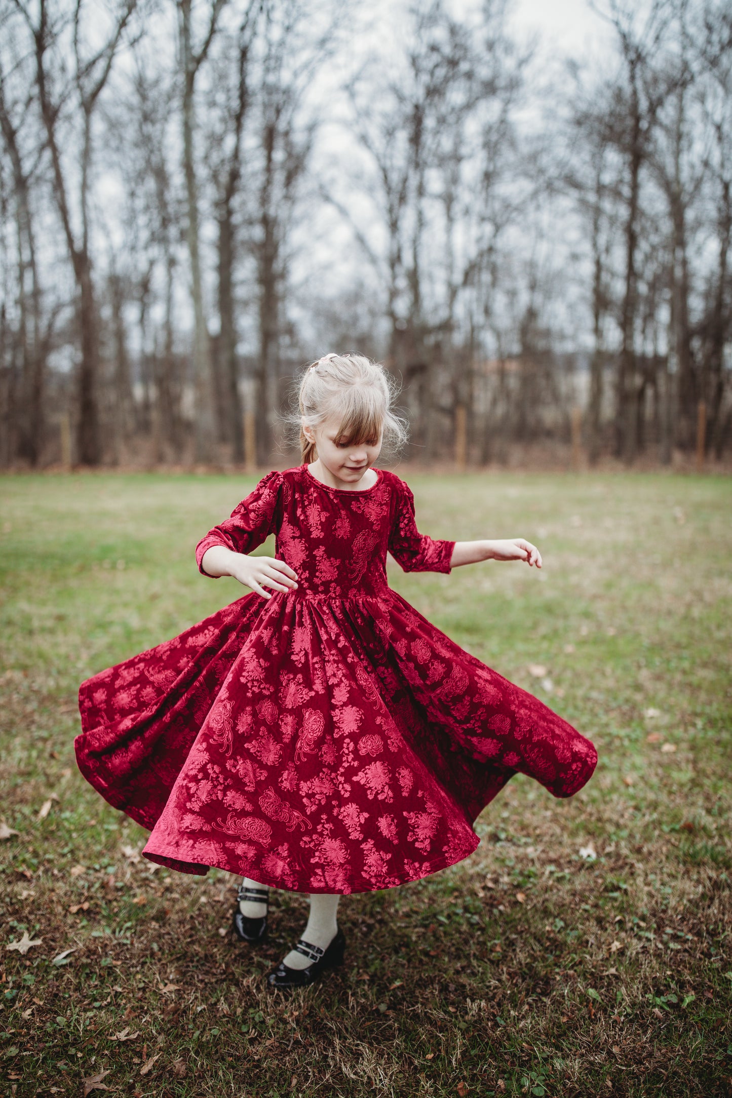 Ruby Regalia ~ Fairy-twirl Dress