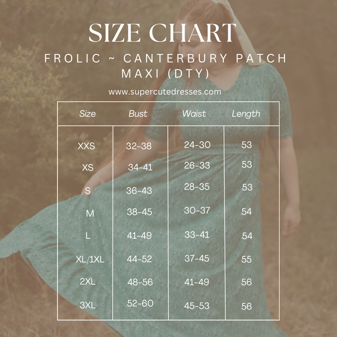 Frolic ~ Canterbury Patch Maxi