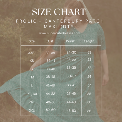 Frolic ~ Canterbury Patch Maxi