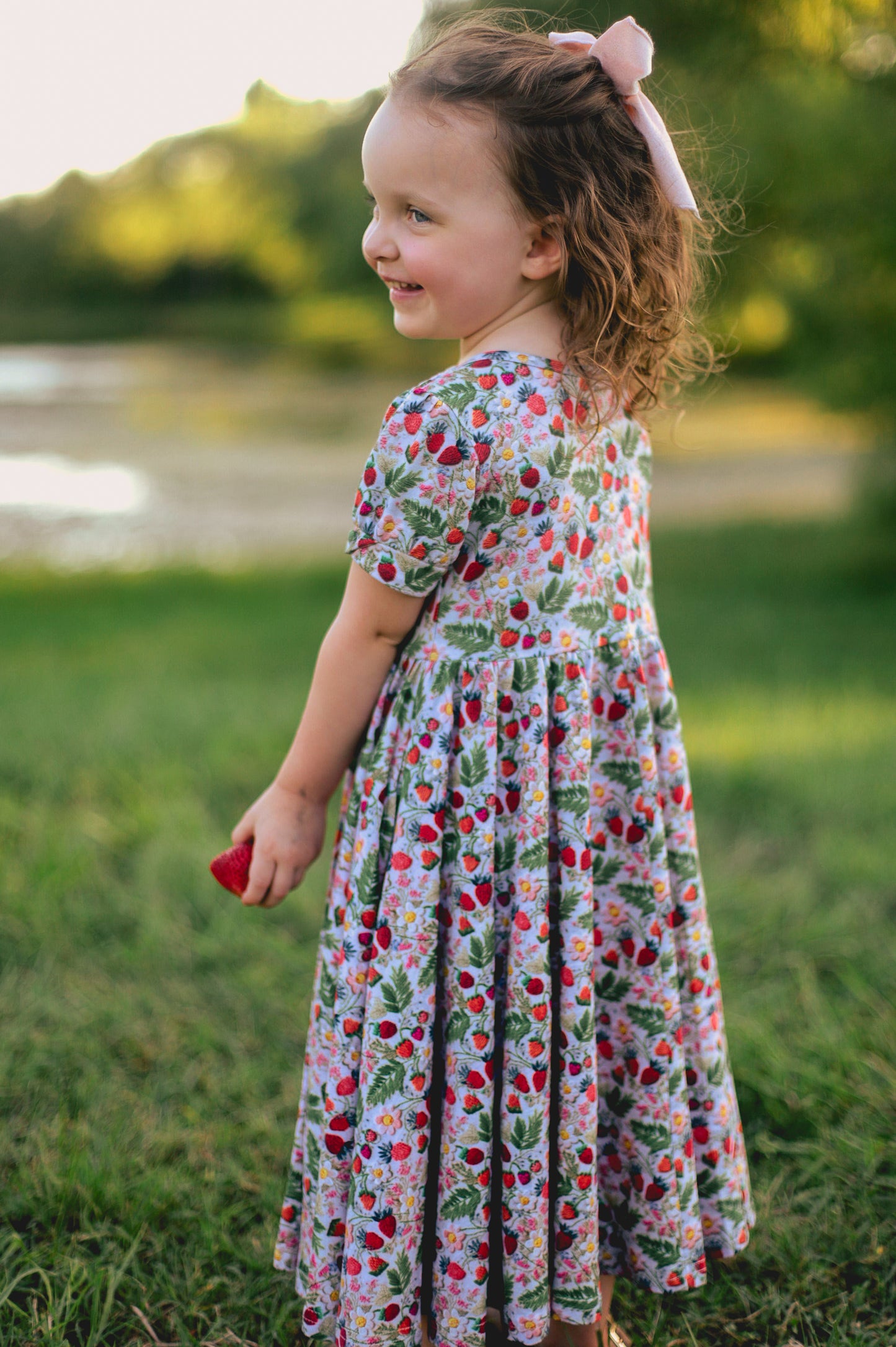 Strawberry Serenity ~ Mini Sweetheart Dress