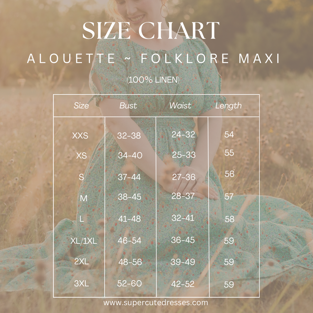 Alouette ~ Folklore Maxi