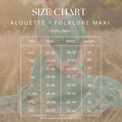 Alouette ~ Folklore Maxi
