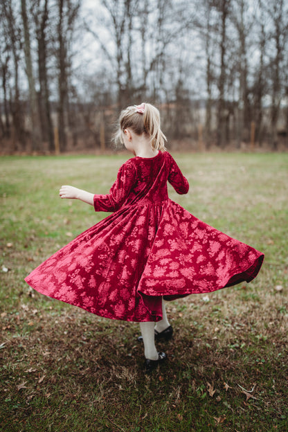 Ruby Regalia ~ Fairy-twirl Dress