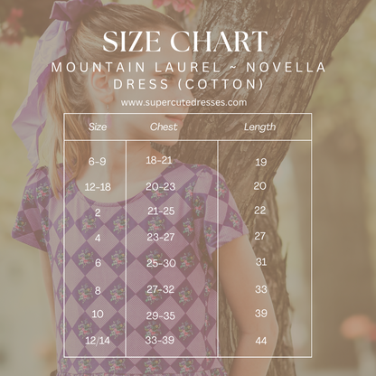 Mountain Laurel ~ Novella Dress