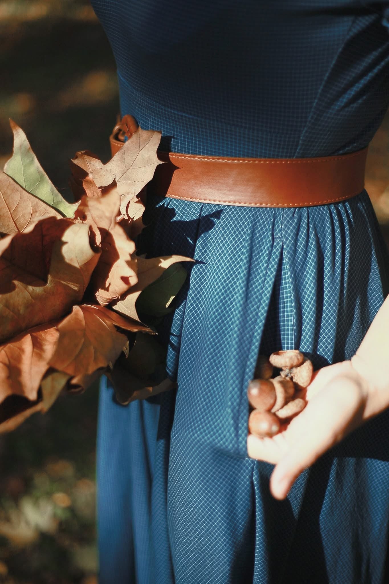 Indigo Lattice ~ Faye Dress