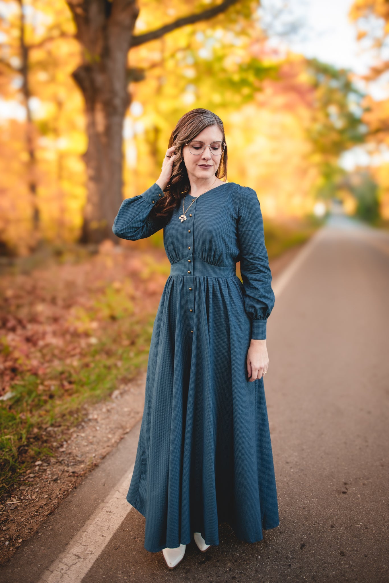 Indigo Lattice ~ Hearthside Maxi