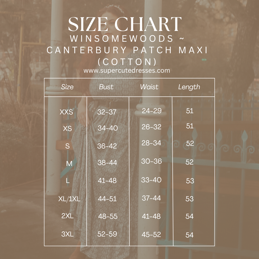 Winsomewoods ~ Canterbury Patch Maxi