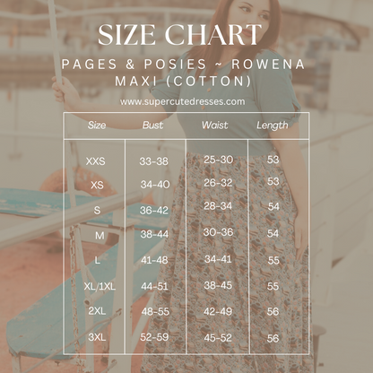 Pages & Posies ~ Rowena Maxi