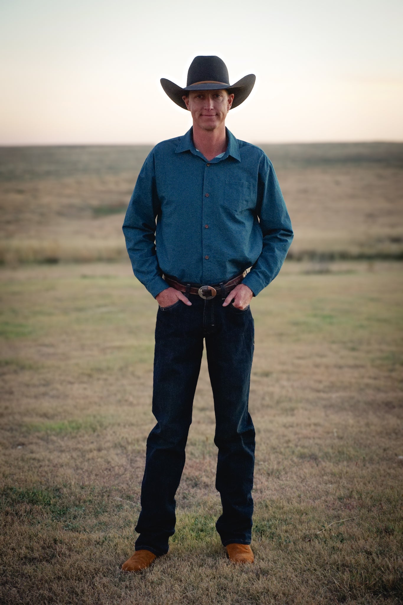 Indigo Lattice ~ Men’s Brave Button-up