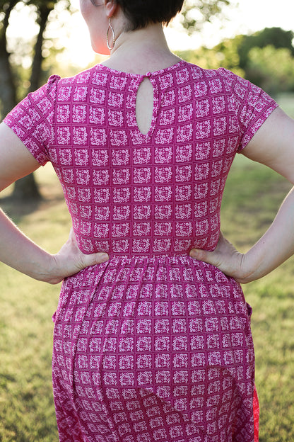 Daisy Mosaïque ~ Canterbury Classic Dress