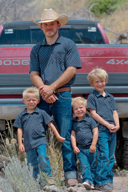 Carbon Blue ~ Boy’s Perseverance Polo