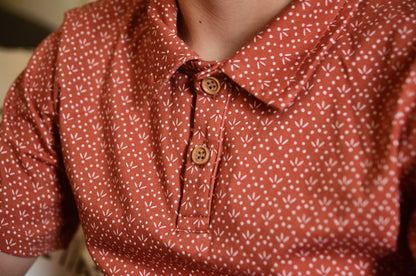 Terracotta ~ Perseverance Polo