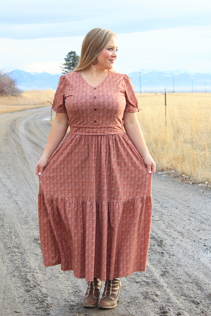 Sienna Sanskrit ~ Hinterland Maxi