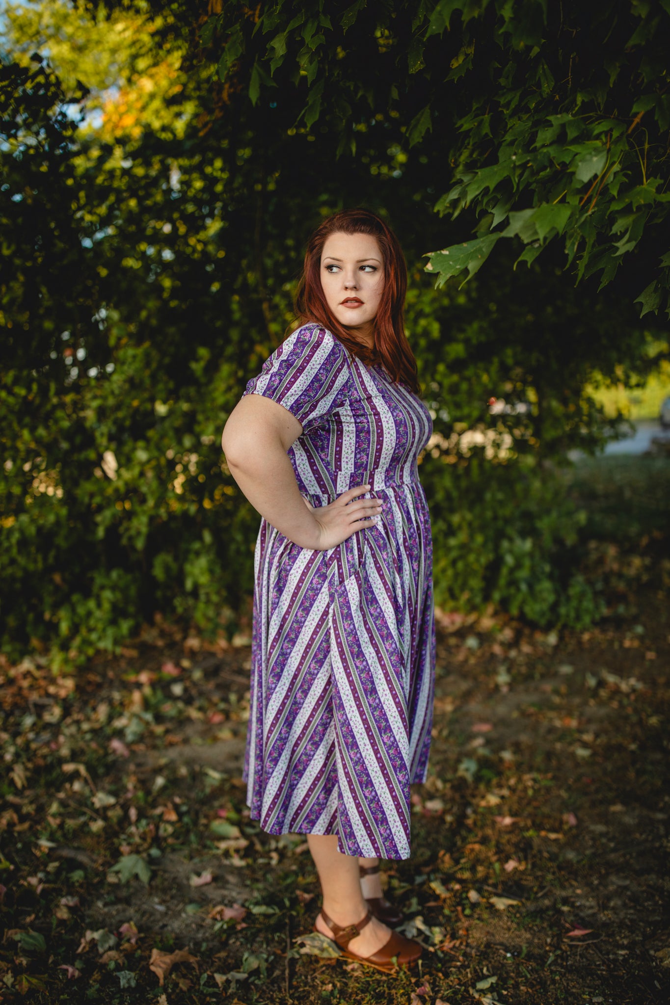 Antique Amethyst ~ Canterbury Classic Dress