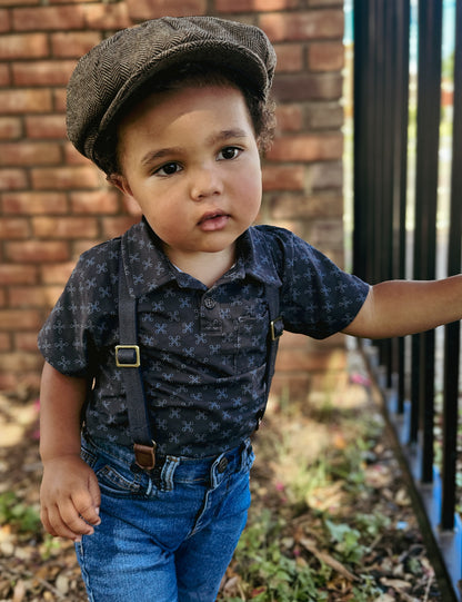Carbon Blue ~ Boy’s Perseverance Polo
