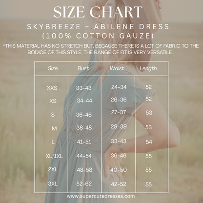 Skybreeze ~ Abilene Dress