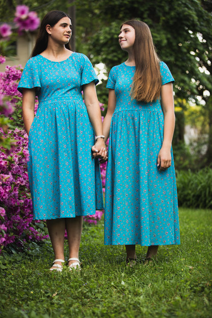 Blue Danube ~ Mini Everyday Dress