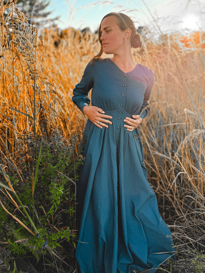 Indigo Lattice ~ Hearthside Maxi