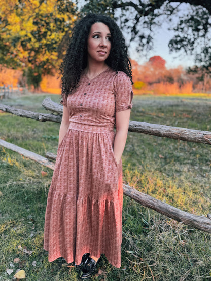 Sienna Sanskrit ~ Hinterland Maxi