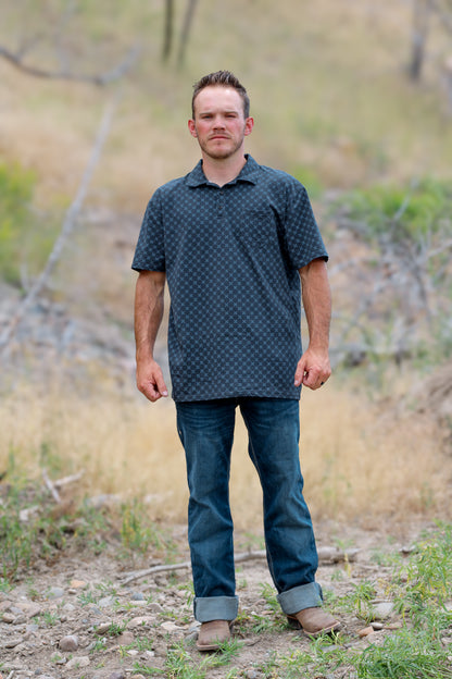Carbon Blue ~ Men’s Perseverance Polo