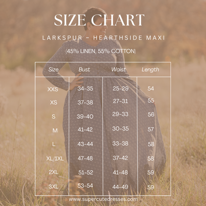 Larkspur ~ Hearthside Maxi