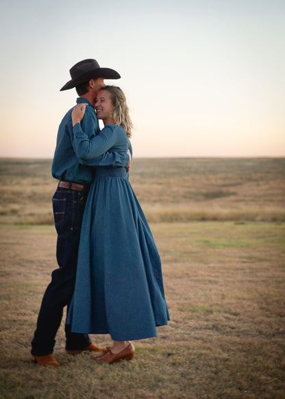 Indigo Lattice ~ Hearthside Maxi