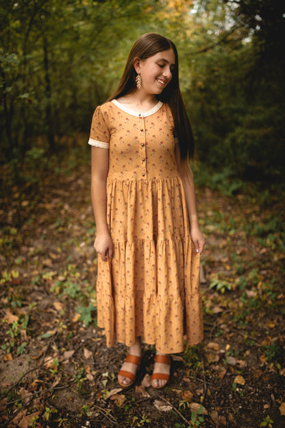 Pressed Marigold ~ Mini Keepsake Dress