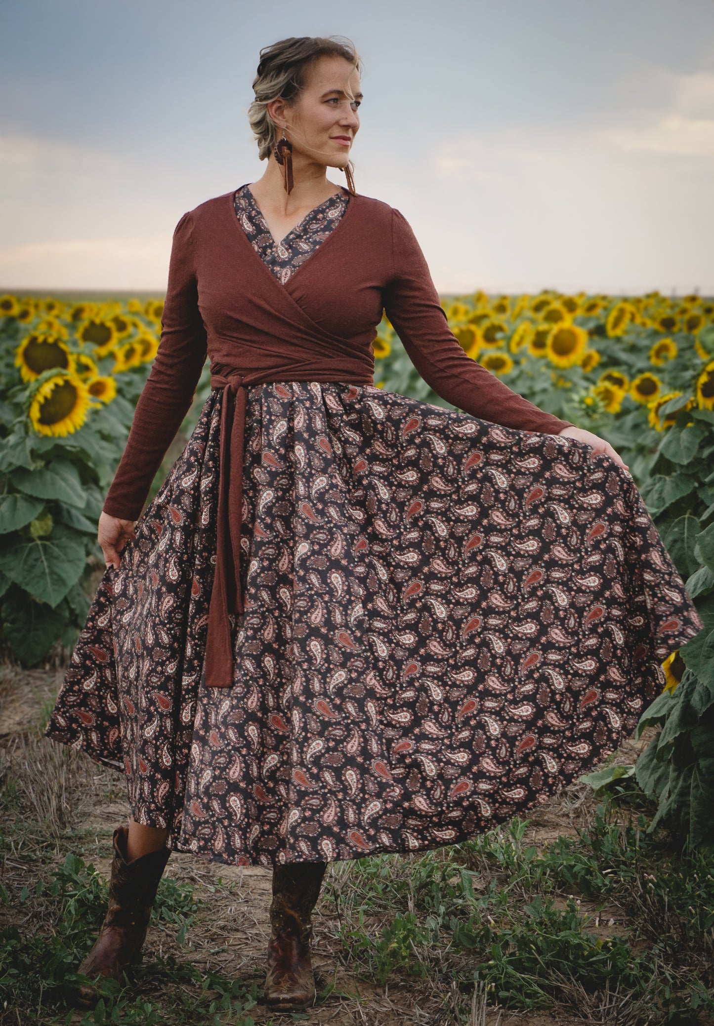 Poised Wrap—four colors