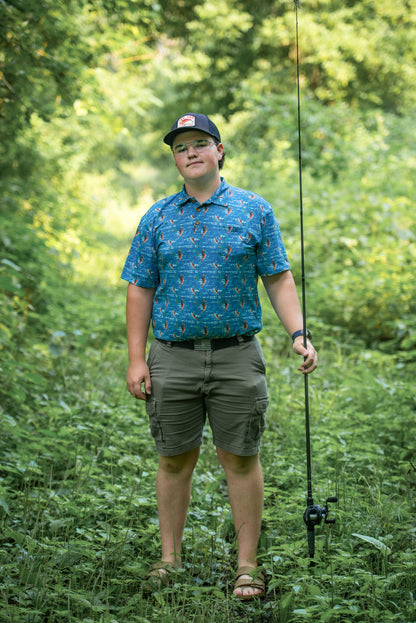 Reel Catch ~ Men’s Perseverance Polo