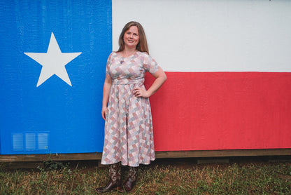 Woven Wildflower ~ Everyday Dress (straight sleeves)