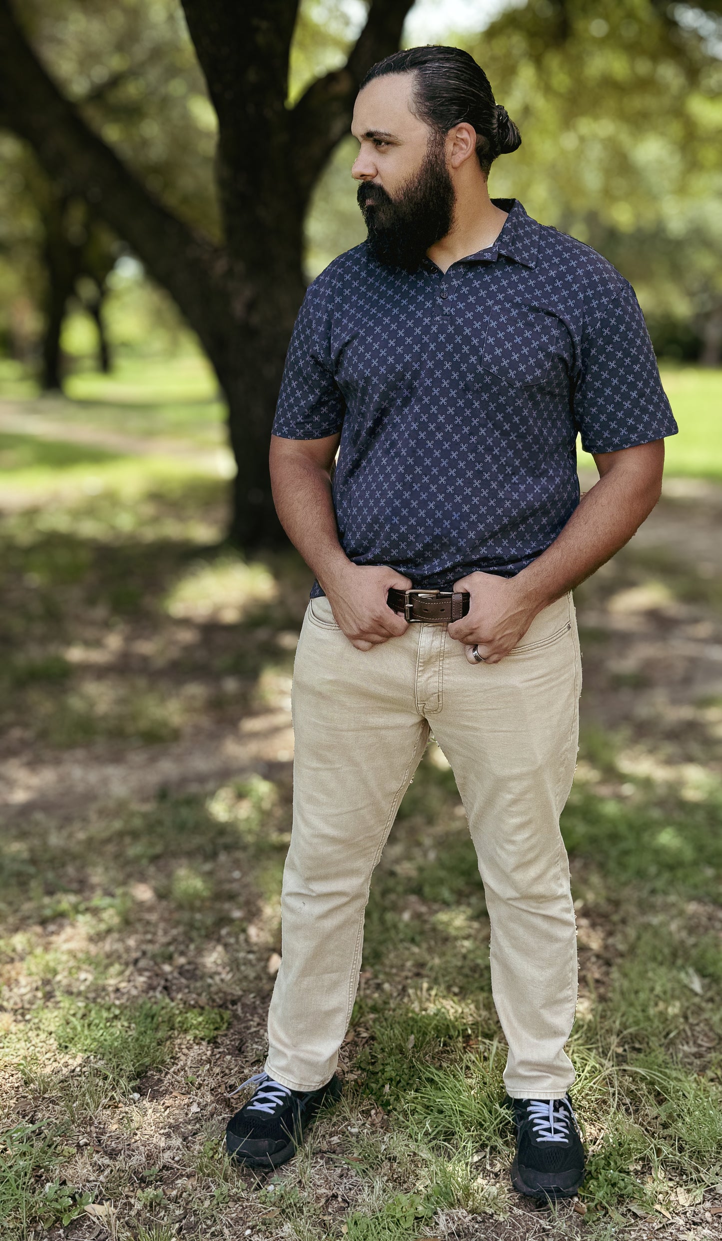 Carbon Blue ~ Men’s Perseverance Polo