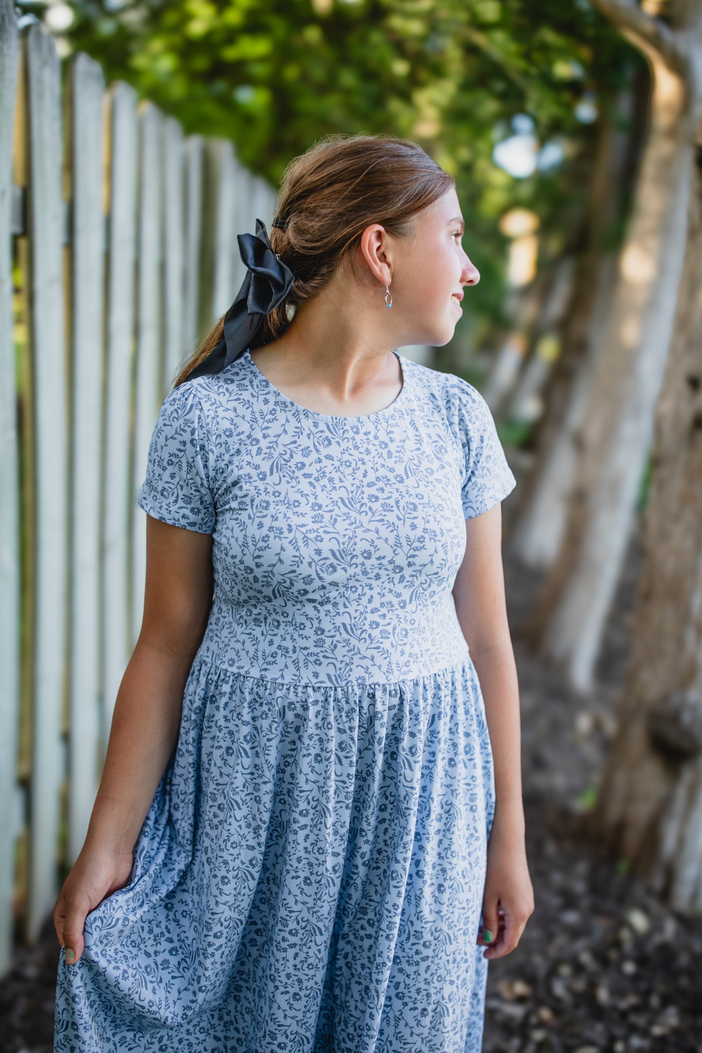 Scripted Mist ~ Mini Everyday Dress