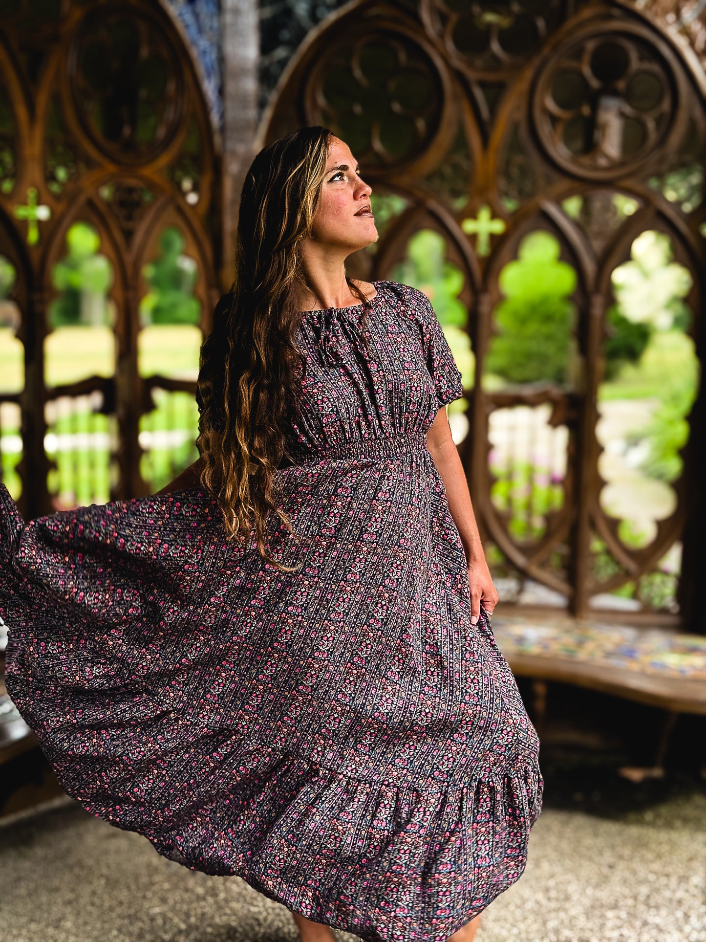 Jewel ~ Folklore Dress (linen)