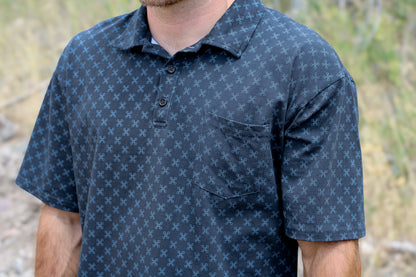 Carbon Blue ~ Men’s Perseverance Polo