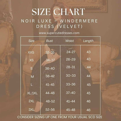 Noir Luxe ~ Windermere Dress