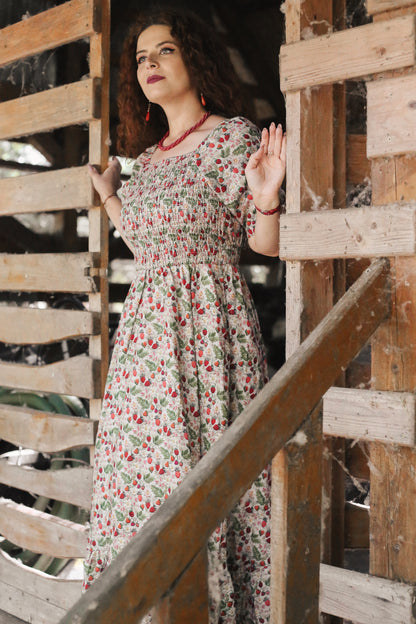 Strawberry Serenity ~ Folklore Maxi