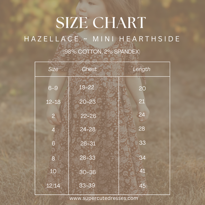 Hazellace ~ Mini Hearthside Dress