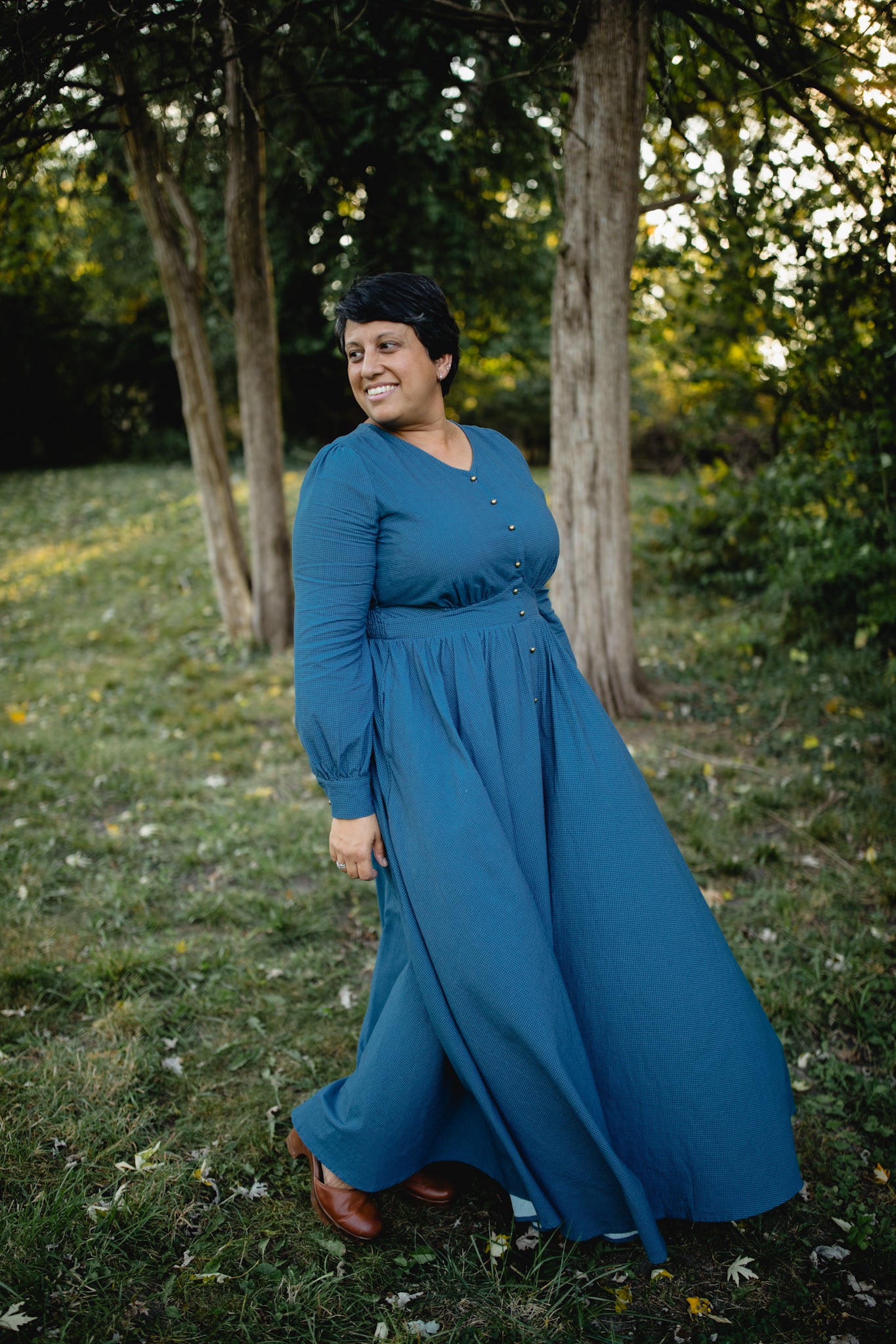 Indigo Lattice ~ Hearthside Maxi