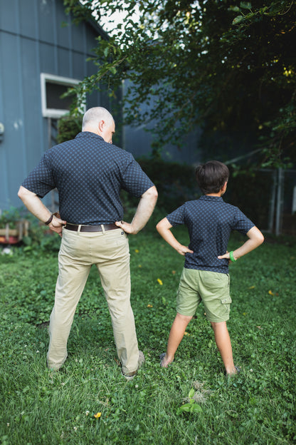 Carbon Blue ~ Boy’s Perseverance Polo