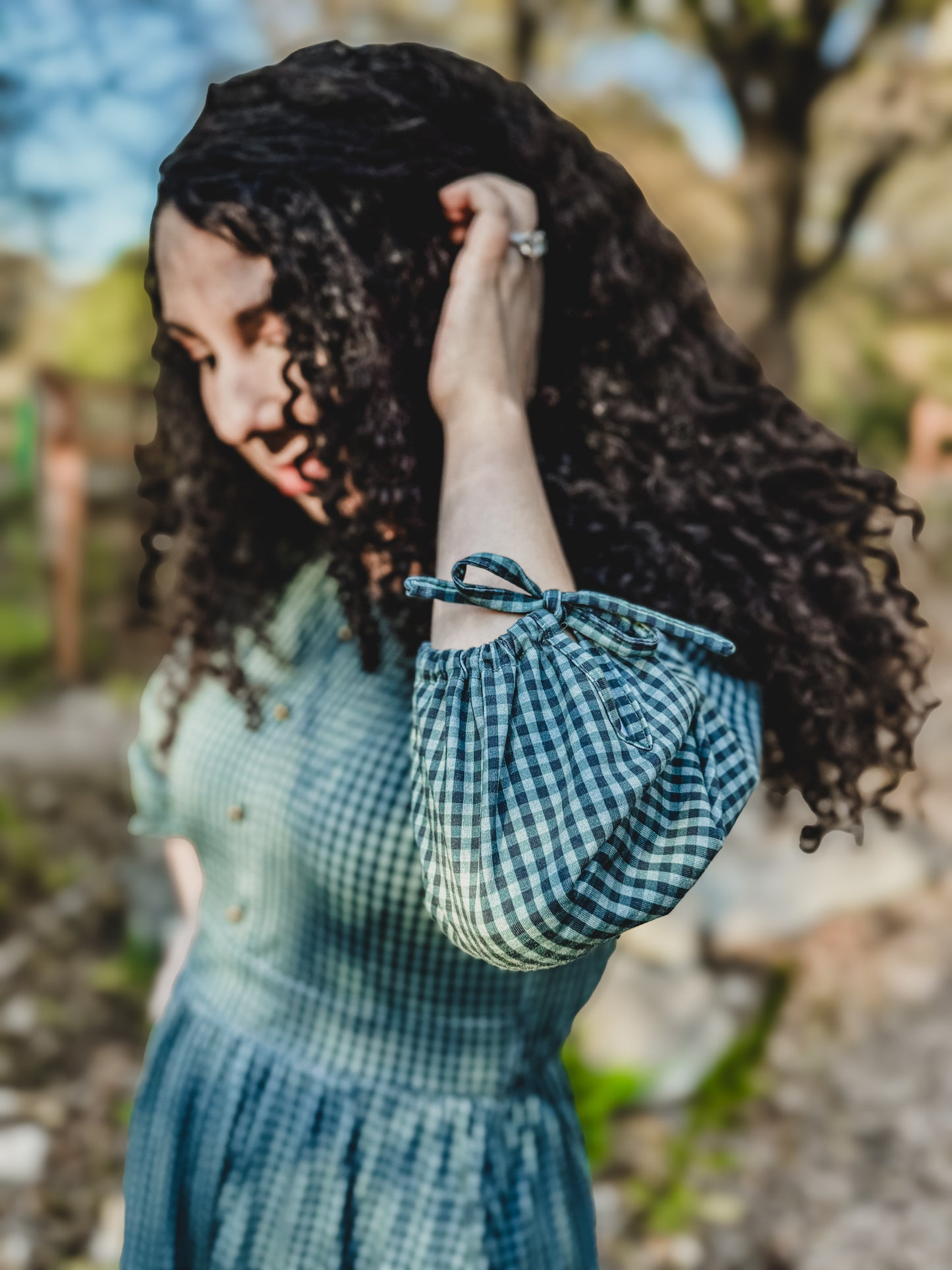 Spruce Gingham ~ Hinterland Dress